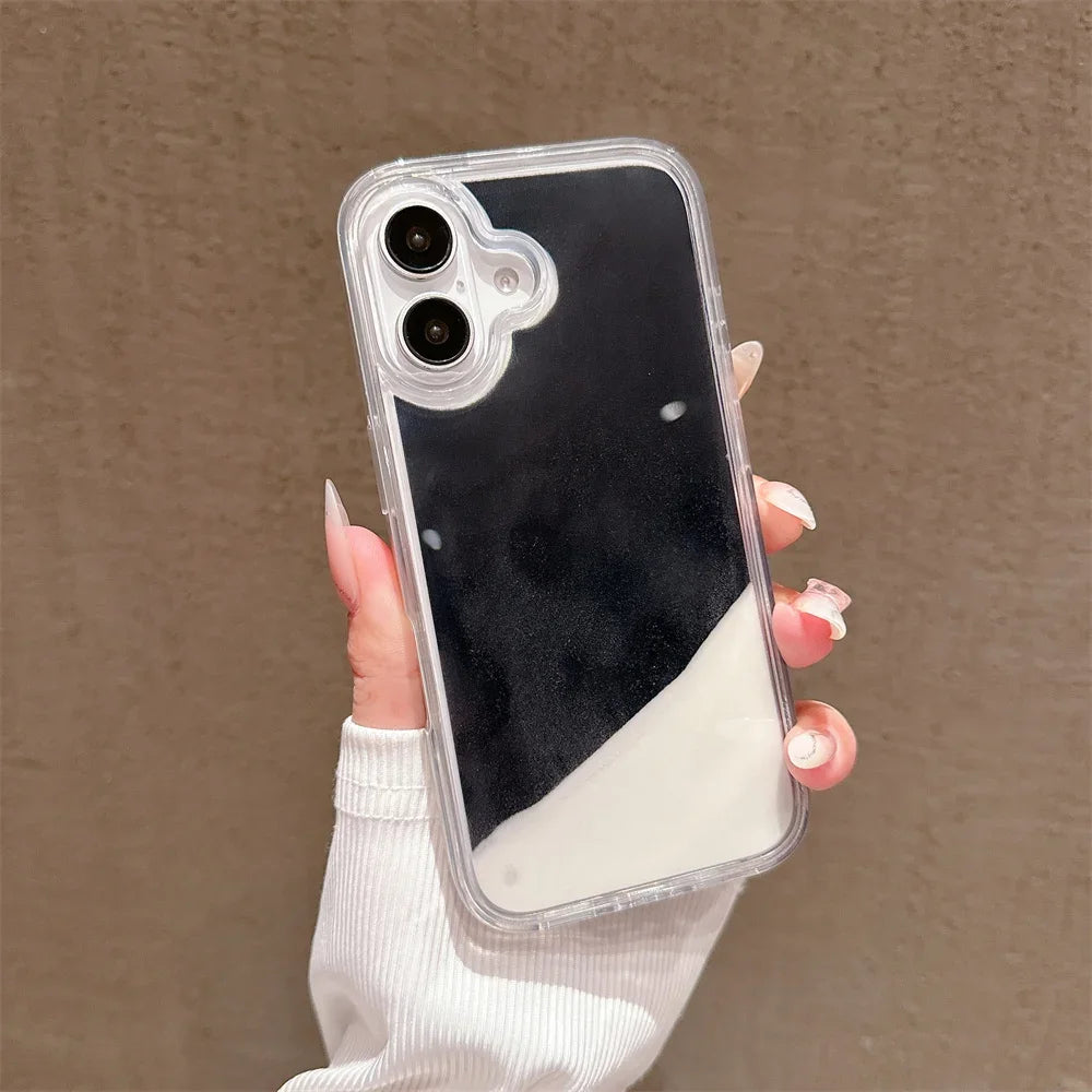 Luminous Quicksand Transparent Phone Case for Iphone 16 Pro Max 16 15 14 13 12 Pro Max 16Plus 11 Clear Shockproof Cover 16Pro